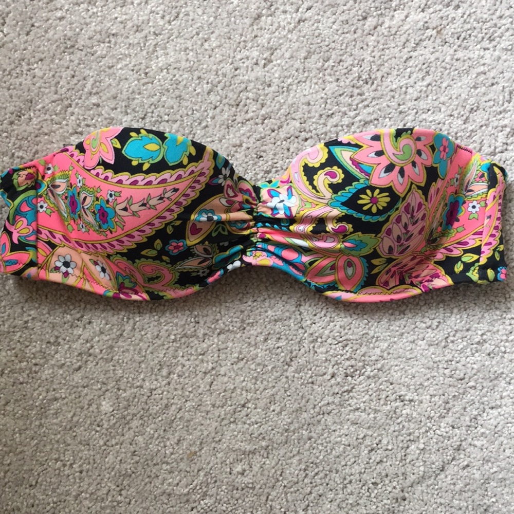 strapless bathing suit top